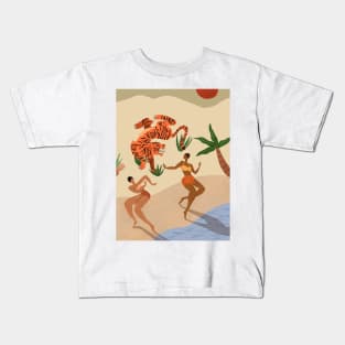 Dancing Tiger Kids T-Shirt